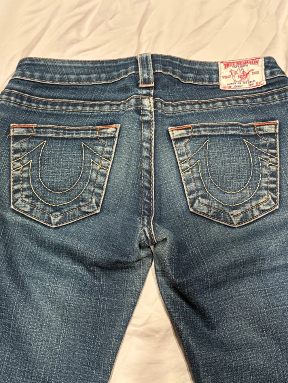 True Religion Women’s Boot Cut Jeans in Faded Blue - Picture 4 of 5